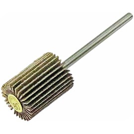 Yanase Flap Wheel with Shaft [0.1 inch (3 mm) Shaft] #80 φ0.6 x 0.8 x 0.1 inches (15 x 20 x 3 mm) HUF155