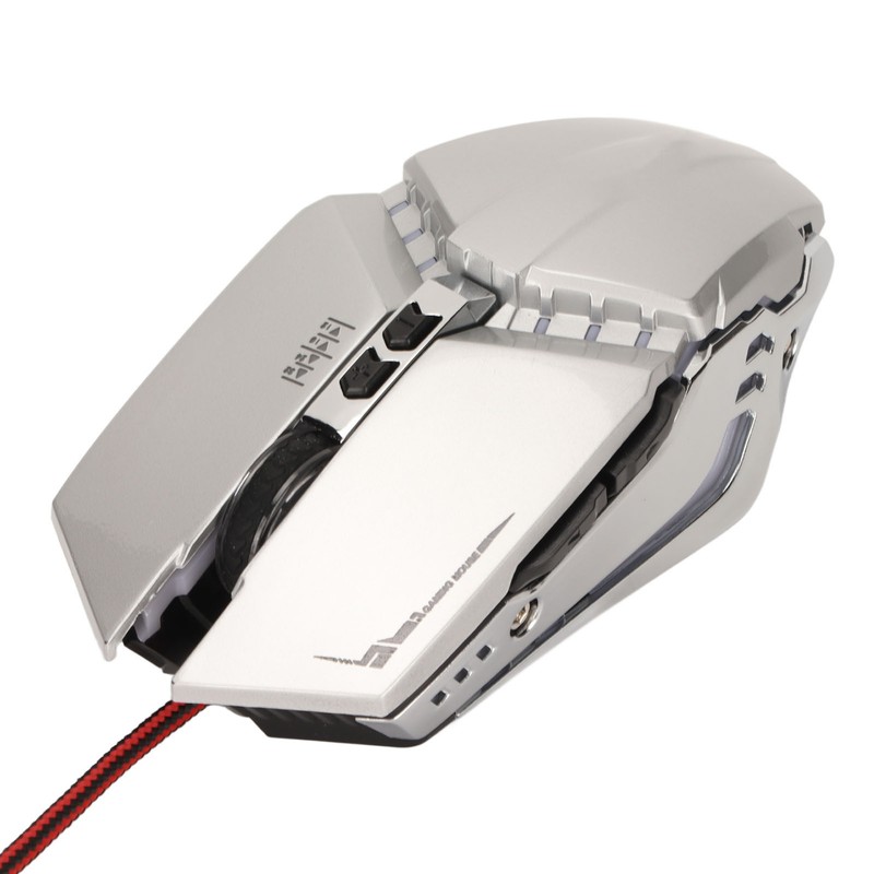 Gaming Mouse Ergonomic Design 4 DPI Adjustable Breathing RBG Backlit