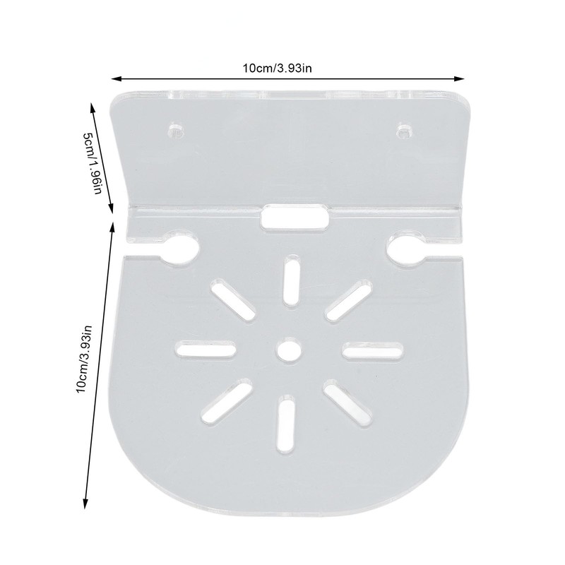 Acrylic Small Floating Shelf, Transparent Wall Mounted Holder, Mini Floating