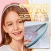 4 Set Girls Glitter Hair Bands Cute Non-Slip Plastic Hair