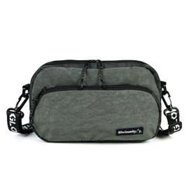 Glorisunity Shoulder Bag, Men's, Women's, Small, Lightweight, Large Capacity, Crossbody Hanging, Waterproof, Simple, Street, One Shoulder Bag, Outdoor, gray