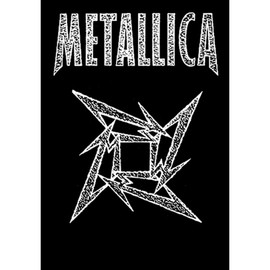 Metallica -Ninja Star Music Fabric Poster