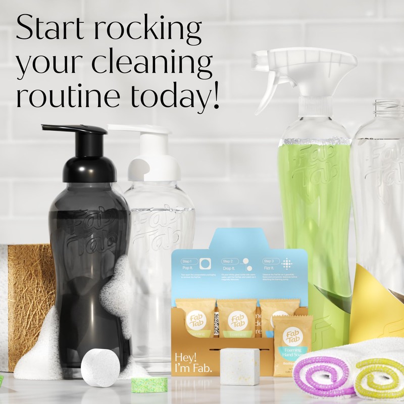 Fab Tab Toilet Bowl Cleaner Tablets- No Harsh Chemicals |