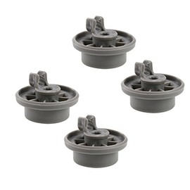 First4Spares Premium Lower Basket Wheel Clips for Bosch, Neff & Siemens Dishwashers - Pack of 4