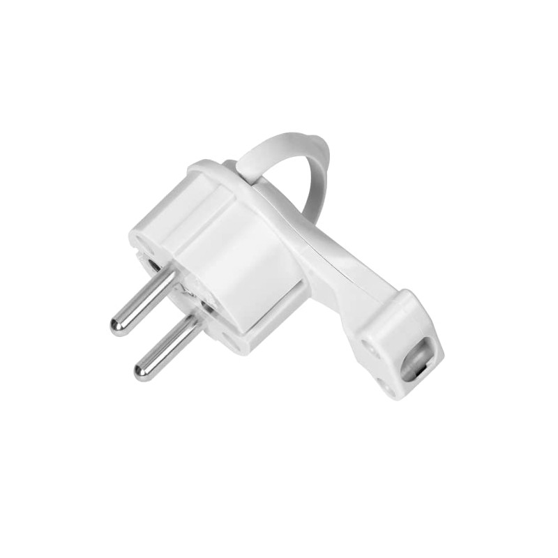 ORNO AE-13253 Angled Plug Flat Connector 230 V Flat Uni-Schuko
