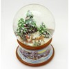 Snow Globe Family Carriage Ride Christmas Tree Get on Nostalgic