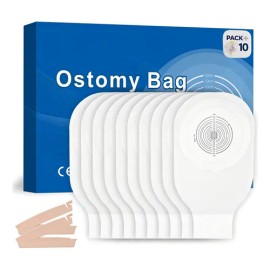 Bolsa Colostoma 10pc Con Filtro Carbn Activado(filtro Bolsa)  Doble Capa Mdica, Cero Fugas  Olores  Pegamento Fuerte  Bolsas De Carbon  Corte 15-65mm 