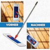 2 x Microfibre Mop Covers with Abrasive Strips - Professional