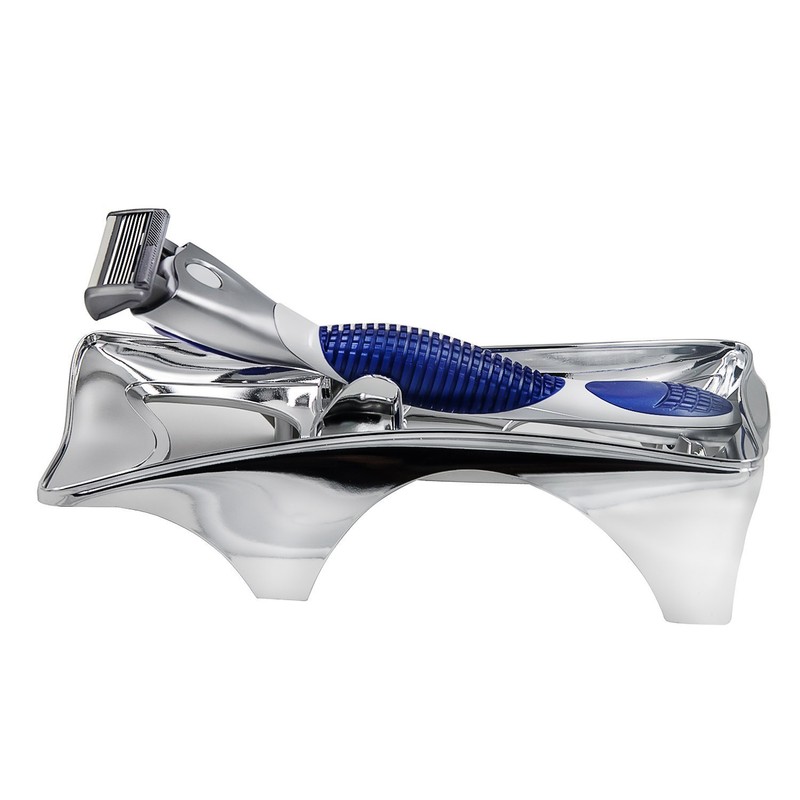Men's Shaver, T-Shaped, 6 German Blades, Deep Shaving, Washable with