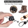 Cord stopper with 2 holes, cord stopper, pack of 20
