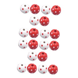 Operitacx 1 Satz Holzperlen Gefärbte Kunst-abstandsperlen Webstuhl Reize Bausatz Bastelset Kit Zur Herstellung Von Charm-armbändern Verschiedene Perlen Armband-anhänger Saatperle 100st