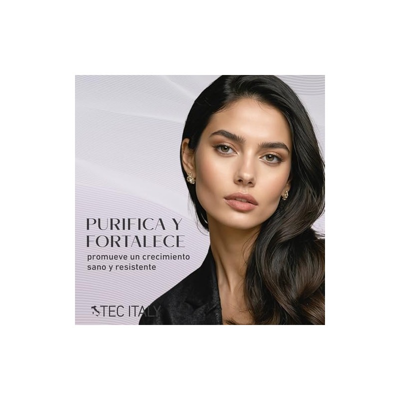 TEC ITALY Profondo Shampoo Cuidado y Limpieza Profunda del Cabello