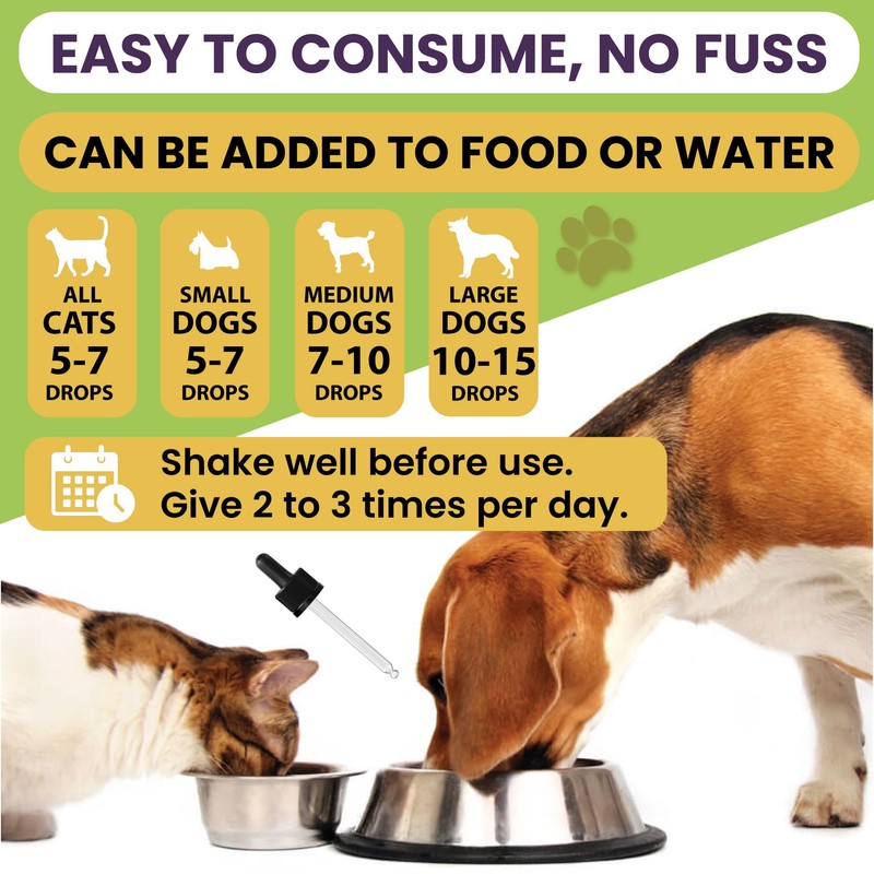 Petastical Mullein Complex for Dogs Cats Pets, 100% Natural Respiratory