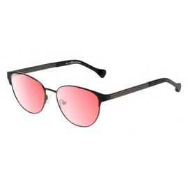 Calabria Chelsea Rectangular Pink Tint FL-41 Reading Glasses +3.00 Black Women Blue Light Sensitive Migraine FL41 Readers