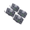 Label Maker Tape 12mm Width 8M Length Black On White