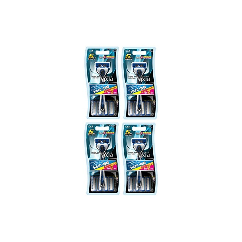 KAI RAZOR axia 5-Blade Razor Combo Pack, 5P x 4