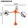 Bird Reflective Spinning Deterrent Devices for Outside Keep Birds Away
