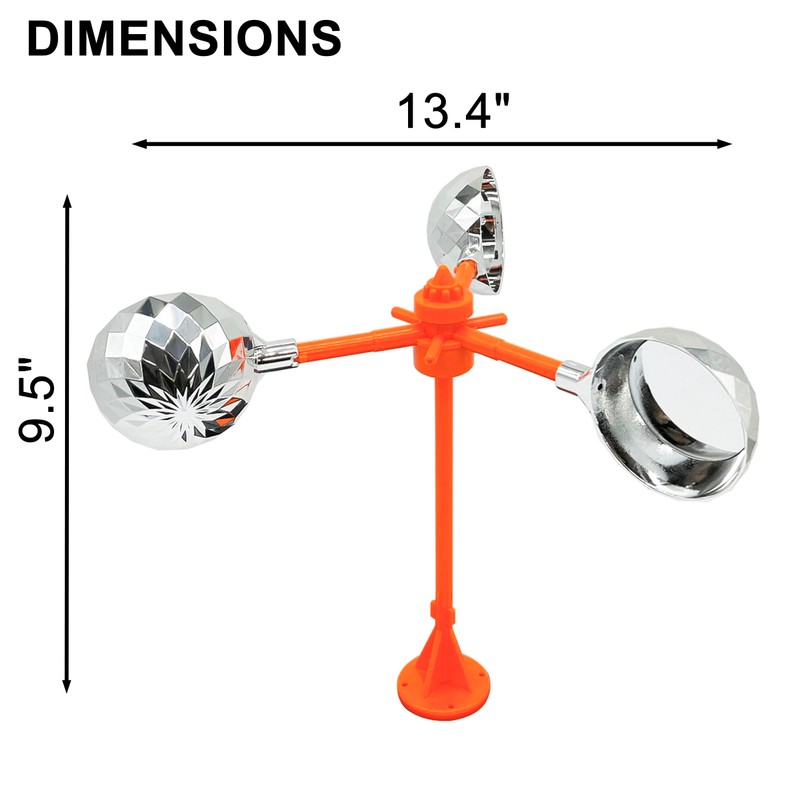 Bird Reflective Spinning Deterrent Devices for Outside Keep Birds Away