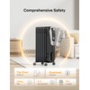 PELONIS Radiator Heater for indoor use Large Room with Remote,
