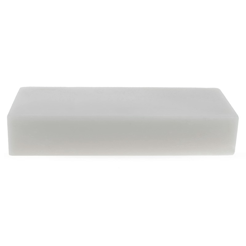 White Triple Filtered Rectangle Beeswax Bar 1 oz