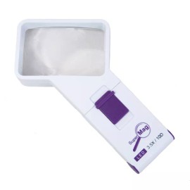 Magnifying Aids SuperMag 3.5X LED Lighted Rectangular Pocket Magnifier, Low Vision, Popular