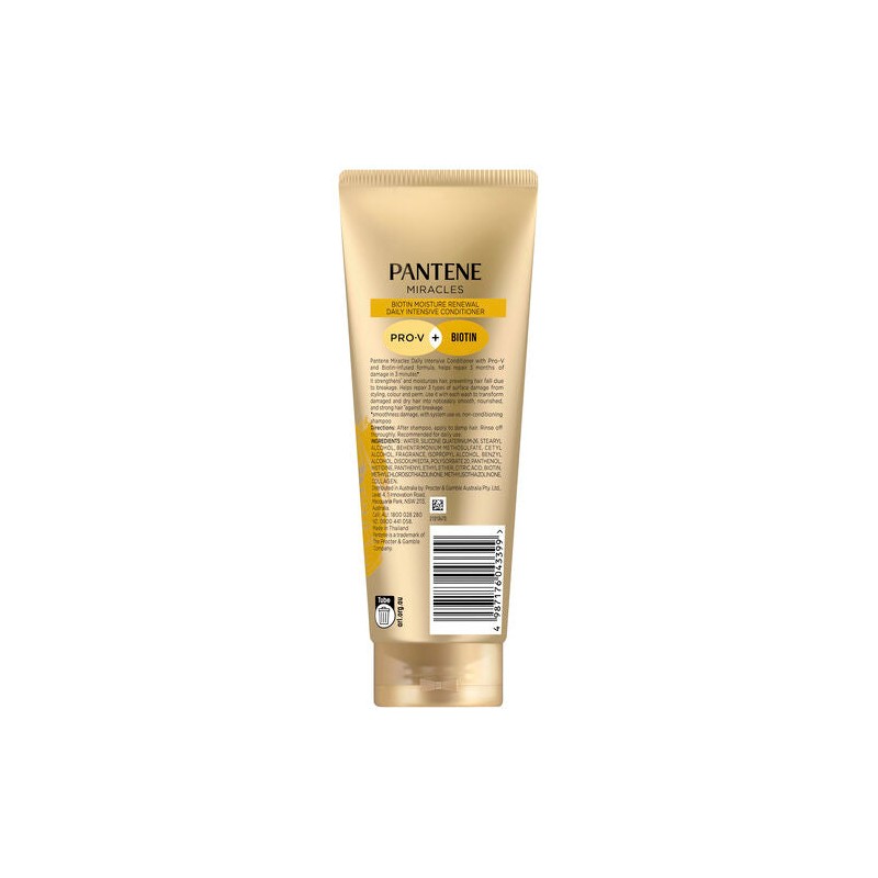 Pantene Pro-V 3 Minute Miracle Daily Moisture Renewal Conditioner 400mL
