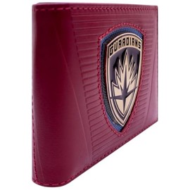 PocketGear Guardians Star Lord of The Galaxy Hero Team Emblem Wallet Bi-Fold ID & Card Holder, Red