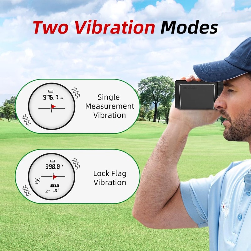 REVASRI Range Finder Golf Rangefinder with Slope, 1000 Yards Golf