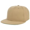 Lids Blank Full Court w/Colored Under Visor Fitted Cap Khaki/Green
