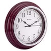 Westclox Quartz Movement Round Wall Clock, Contemporary Analog Design, Battery-Powered