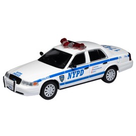 1/64 Scale Diecast Collectible Compatible with Ford Crown Victoria NYPD Livery Finished Product