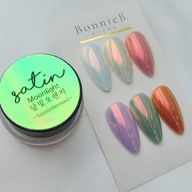 Bonnie B Nail Satin Powder Moonlight Orange / 보니비 네일 새틴 파우더 달빛오렌지