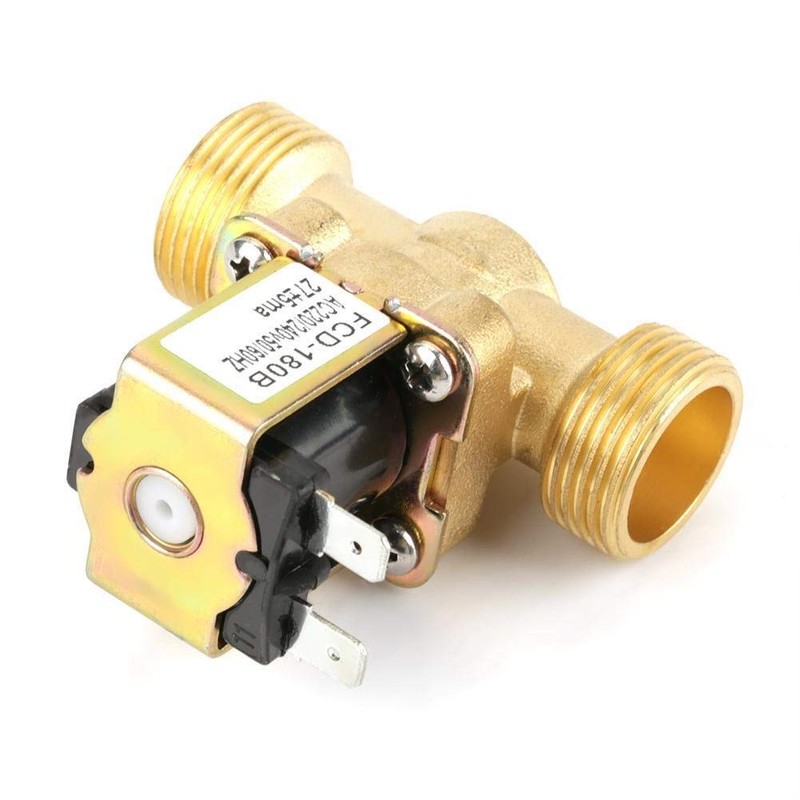 Nimoa Electric Valve, G3/4 Two-Way Water Inlet N/C Normal Closed