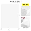 MAXECHO 8.5" × 11" White Cardstock Bulk 150 Sheets Construction