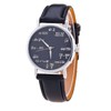 Vavna Women Men Math Formula Equation Dial Leather Quartz Watch