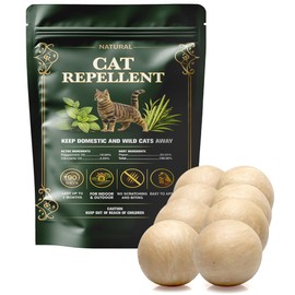 Cat Repellent Outdoor, Cat Scratch Deterrent Indoor, Stray Cat Repellents, Cat Urine Repellant, Cats Pee Deterrents, Keep Cats Away for Furniture, Garden & Yard-8 Pcs