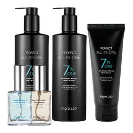Perfect All-in-One Ingrilab Men’s Skin Lotion Essence Middle-aged Cosmetic Set of 4 Types / 퍼펙트 올인원 인그리랩 남자 남성 스킨 로션 에센스 중년 화장품세트 4종