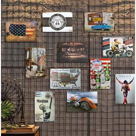 Eeypy Tin Sign Warning Crazy Chicken Lady Parking Only Metal Tin Sign Wall Decor Art 8x12 Inch