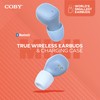 Coby Mini True Auriculares inalámbricos | Auriculares intrauditivos ligeros compactos