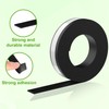 lasuroa Guide Rail Track Tape, 118in Black Debris Protection Replacement