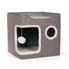 Prevue Pet Products Kitty's Getaway Cabana Cube Cat Bed