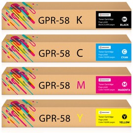 SINOPRINT High Yield GPR58 Toner Cartridge Replacement Compatible for Canon GPR-58 GPR 58 ImageRunner Advance iR-ADV C256 C256iF C356 C356iF DX C257 C257iF C357 C357iF 4 Packs