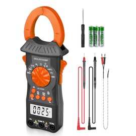 Stromzangenmessgerät GC-6205 6000 Zähler Echteffektivwert-strommesszangemit Hintergrundbeleuchtung zur Messung von AC/DC Spannung/Strom, Widerstand, Kapazität, Temperatur, Frequenz, Einschaltstrom