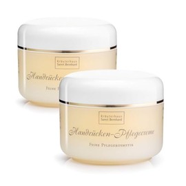 Sanct Bernhard Hand Cream for Very Dry Hands (2 x 125 ml) Care Cream with Collagen Intensive Care for Wrinkle Prone Skin for Back of the Hand, Back of the Finger, Face, Neck and Eye Environment