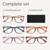 CCVOO Reading Glasses for Women/Men, Eyeglasses, Blue Light Readers for