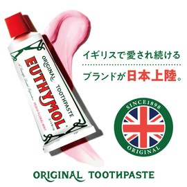EUTHYMOL Toothpaste Peach Floral Scent, 4.7 oz (106 g), Toothpaste Brand Loved by Britain