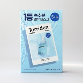 Torridon Toriden Dive-in Low Molecular Hyaluronic Acid Mask 27ml 5+1 Sheet Special / 토리든 다이브인 저분자 히알루론산 마스크 27ml 5+1매 기획