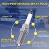 Iridium Platinum Spark Plugs 93501 Compatible with Infiniti EX35 FX35