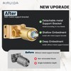 Airuida Single Function Shower Trim Kit Shower Faucet Set Wall
