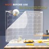Magnetic Acrylic Calendar for Fridge,1 Pack 12"x16" Clear Fridge Calendar
